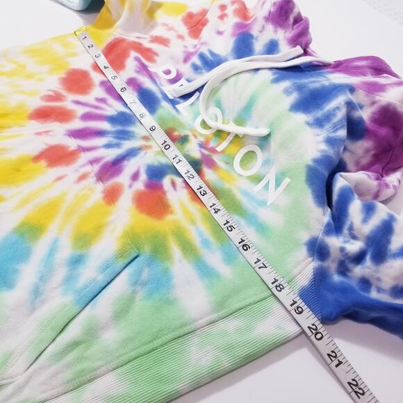 Spiritual Gangster x Peloton Unisex Tie Dye Hoodie Pullover Sweater - Picture 6 of 13